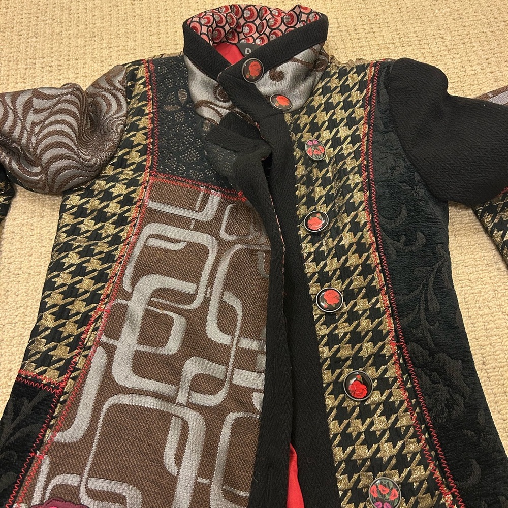 desigual coat jacket size 38 - Picture 6 of 14